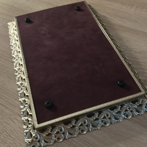 Ornate Gold Vanity Tray - Picture 4 of 4